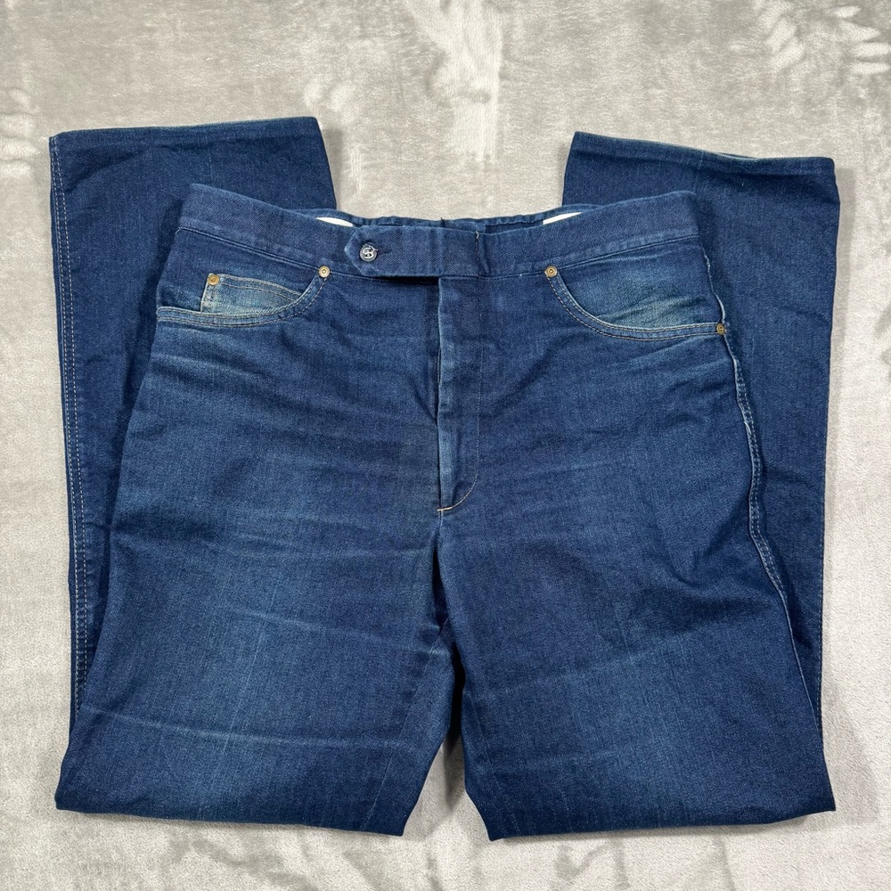 Vintage Sansabelt Sport Jeans 38x33 Medium Wash Denim Pants Jaymar Ruby Inc